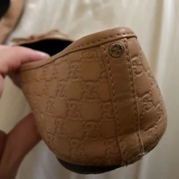 GUC- Gucci Ballerina Flats in Nude- Size 40 - Picture 7 of 7